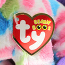 Ty Beanie Boos - Wishful the Spotted Unicorn, Medium (9"), Glitter Eyes