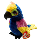 Ty Beanie Boos - Wynnie the Blue Macaw, (6"), Glitter Eyes