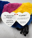 Ty Beanie Boos - Wynnie the Blue Macaw, (6"), Glitter Eyes