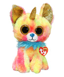 Ty Beanie Boos - Yips the Unicorn Chihuahua, Medium (9.5"), Glitter Eyes