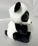 Ty Beanie Boos - Yumi the Green Sparkle Panda bear, (6"), Glitter Eyes, Justice Stores
