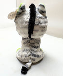 Ty Beanie Boos - Zig-Zag the White Zebra, (7"), Solid Eyes