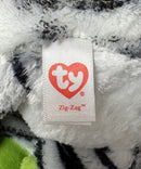 Ty Beanie Boos - Zig-Zag the Zebra (Solid Feet), Medium (9"), Glitter Eyes