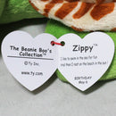 Ty Beanie Boos - Zippy the Green Turtle, Medium (5"), Glitter Eyes