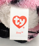 Ty Beanie Boos - Zoey the Zebra, Medium, Glitter Eyes