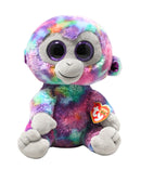 Ty Beanie Boos - Zuri the Purple Monkey, Medium (9"), Glitter Eyes