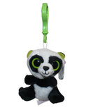 Ty Beanie Boos (Plastic Key Clip) - Bamboo the Panda, Solid Eyes