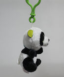 Ty Beanie Boos (Plastic Key Clip) - Bamboo the Panda, Solid Eyes