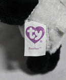 Ty Beanie Boos (Plastic Key Clip) - Bamboo the Panda, Solid Eyes
