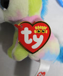 Ty Beanie Boos (Plastic Key Clip) - Blitz the Pastel Unicorn, Glitter Eyes