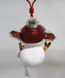 Ty Beanie Boos (Plastic Key Clip) - Buttons the Snowman, Glitter Eyes