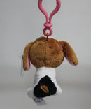 Ty Beanie Boos (Plastic Key Clip) - Cookie the Valentine's Day Dog, Solid Eyes