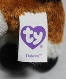 Ty Beanie Boos (Plastic Key Clip) - Dakota the Clydesdale Horse, Solid Eyes