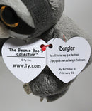 Ty Beanie Boos (Plastic Key Clip) - Dangler the Sloth, Glitter Eyes