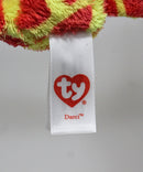 Ty Beanie Boos (Plastic Key Clip) - Darci the Orange Giraffe, Glitter Eyes, Justice Exclusive