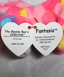 Ty Beanie Boos (Plastic Key Clip) - Fantasia the Unicorn, Glitter Eyes