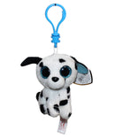 Ty Beanie Boos (Plastic Key Clip) - Fetch the Dalmation, Glitter Eyes