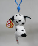 Ty Beanie Boos (Plastic Key Clip) - Fetch the Dalmation, Glitter Eyes