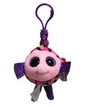 Ty Beanie Boos (Plastic Key Clip) - Flippy the Rainbow Fish, Glitter Eyes