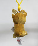 Ty Beanie Boos (Plastic Key Clip) - Glitzy the Reindeer, Glitter Eyes