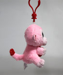 Ty Beanie Boos (Plastic Key Clip) - Julep the Pink Valentine's Monkey, Solid Eyes