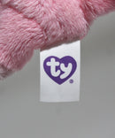 Ty Beanie Boos (Plastic Key Clip) - Julep the Pink Valentine's Monkey, Solid Eyes