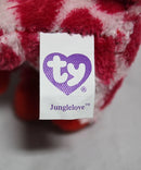 Ty Beanie Boos (Plastic Key Clip) - Junglelove the Pink Giraffe, Solid Eyes