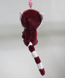 Ty Beanie Boos (Plastic Key Clip) - LeeAnn the Burgundy Lemur, Glitter Eyes