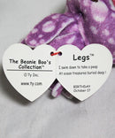 Ty Beanie Boos (Plastic Key Clip) - Legs the Purple Octopus, Glitter Eyes