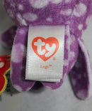 Ty Beanie Boos (Plastic Key Clip) - Legs the Purple Octopus, Glitter Eyes