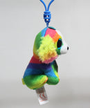 Ty Beanie Boos (Plastic Key Clip) - Lola the Rainbow Dog, Glitter Eyes, Claire's Exclusive
