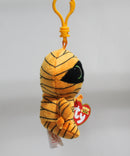 Ty Beanie Boos (Plastic Key Clip) - Mask the Orange Mummy, Glitter Eyes