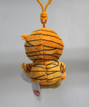 Ty Beanie Boos (Plastic Key Clip) - Mask the Orange Mummy, Glitter Eyes