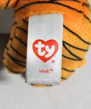 Ty Beanie Boos (Plastic Key Clip) - Mask the Orange Mummy, Glitter Eyes