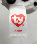 Ty Beanie Boos - Nester(clip) the Owl, Glitter Eyes, Christmas holidays, Winter, Clip size