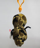 Ty Beanie Boos (Plastic Key Clip) - Owliver the Camo Owl, Glitter Eyes
