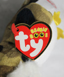 Ty Beanie Boos (Plastic Key Clip) - Owliver the Camo Owl, Glitter Eyes