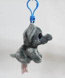 Ty Beanie Boos (Plastic Key Clip) - Peanut the Elephant, Glitter Eyes