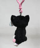 Ty Beanie Boos (Plastic Key Clip) - Pepper the Tuxedo Cat, Solid Eyes