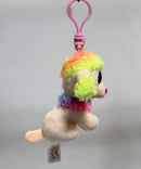 Ty Beanie Boos (Plastic Key Clip) - Rainbow the Poodle, Glitter Eyes