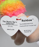 Ty Beanie Boos (Plastic Key Clip) - Rainbow the Poodle, Glitter Eyes