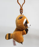 Ty Beanie Boos (Plastic Key Clip) - Rusty the Raccoon, Glitter Eyes