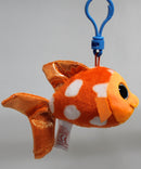 Ty Beanie Boos (Plastic Key Clip) - Sami the Goldfish, Glitter Eyes