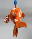 Ty Beanie Boos (Plastic Key Clip) - Sami the Goldfish, Glitter Eyes