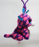 Ty Beanie Boos (Plastic Key Clip) - Sky High the Pink & Purple Giraffe, Glitter Eyes, EU Version