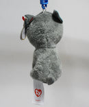 Ty Beanie Boos (Plastic Key Clip) - Slush the Husky Dog, Glitter Eyes