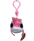 Ty Beanie Boos (Plastic Key Clip) - Sparkles the Pink Dolphin, Glitter Eyes