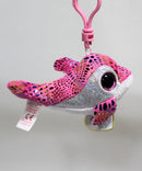 Ty Beanie Boos (Plastic Key Clip) - Sparkles the Pink Dolphin, Glitter Eyes