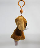 Ty Beanie Boos (Plastic Key Clip) - Tala the Brown & White Dog, Glitter Eyes