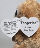 Ty Beanie Boos (Plastic Key Clip) - Tangerine the Orangutan, Solid Eyes